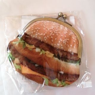 マクドナルド(マクドナルド)のハンバーガー がま口 財布 新品 未開封(その他)