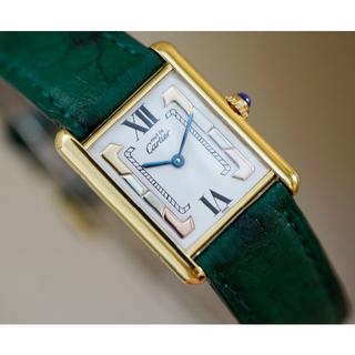 カルティエ(Cartier)の美品 カルティエ マスト タンク スリーカラーゴールド LM Cartier (腕時計(アナログ))