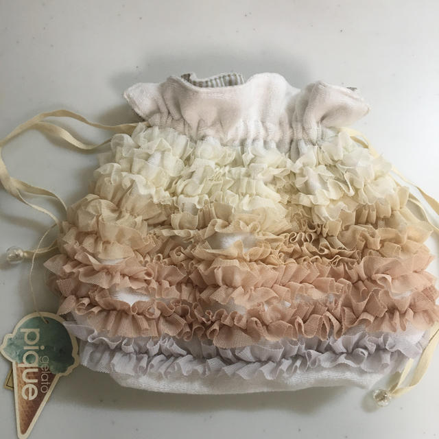 gelato pique(ジェラートピケ)のジェラートピケ 巾着　未使用　タグ付き レディースのファッション小物(ポーチ)の商品写真
