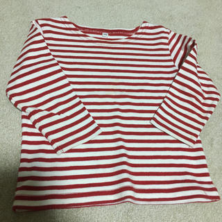 ムジルシリョウヒン(MUJI (無印良品))の専用 無印良品 ボーダーTシャツ 100(Tシャツ/カットソー)