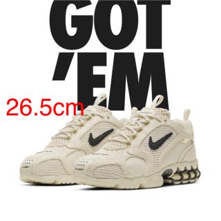 ナイキ(NIKE)のSTUSSY×NIKE AIR ZOOM SPIRIDON CAGE 2(スニーカー)