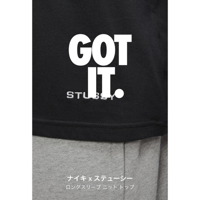 Nike × stussy Long-Sleeve Knit Top Mサイズメンズ