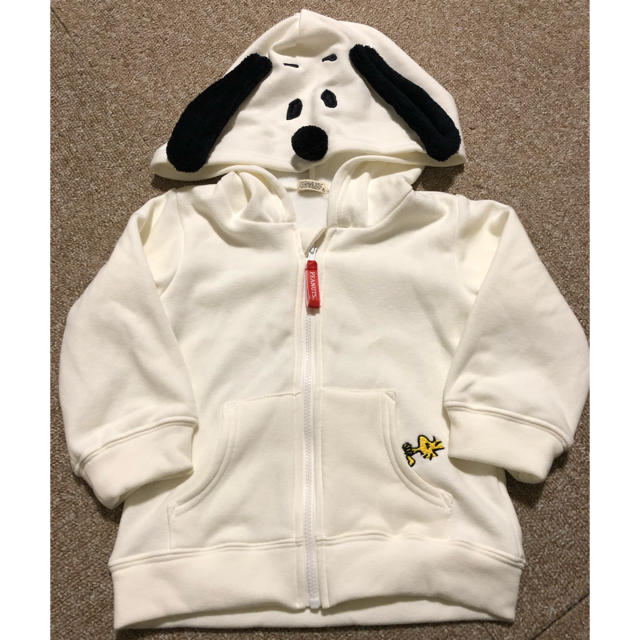 PEANUTS(ピーナッツ)のスヌーピー　なりきりパーカー キッズ/ベビー/マタニティのキッズ服女の子用(90cm~)(ジャケット/上着)の商品写真