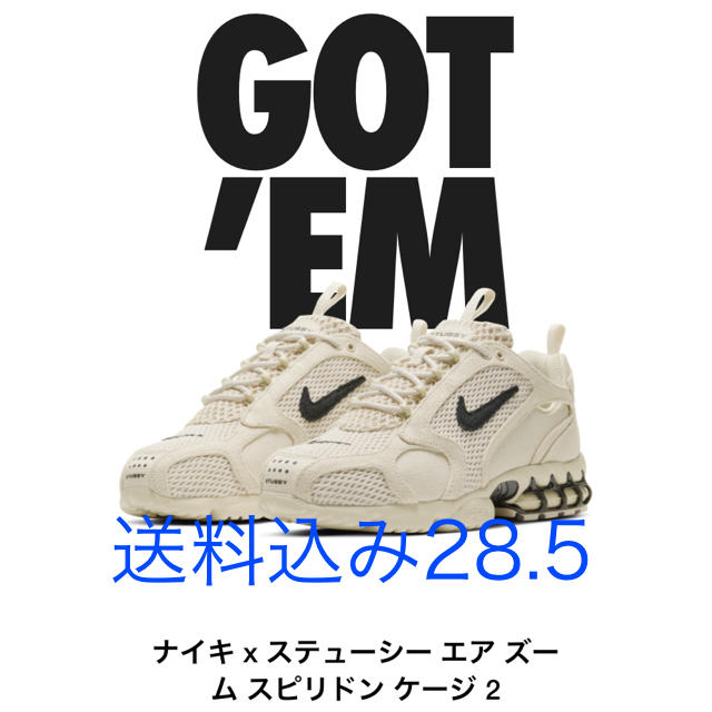 NIKE STUSSY ナイキ　ステューシー　エアズーム スピリドン ケージ