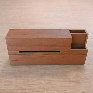 ビーカンパニー(B-COMPANY)の木製　ティッシュボックス(ティッシュボックス)