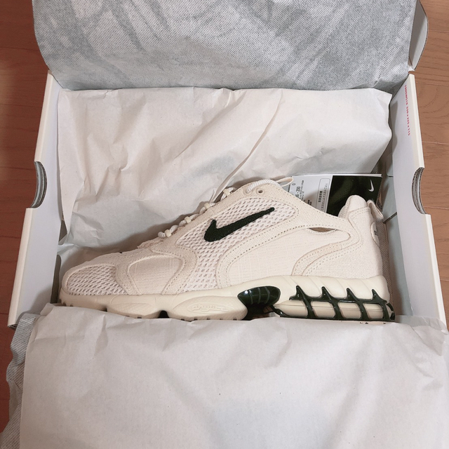 靴/シューズStussy x Nike Air Zoom Spiridon Cage 2