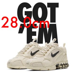 ナイキ(NIKE)のStussy x Nike Air Zoom Spiridon Cage 2(スニーカー)