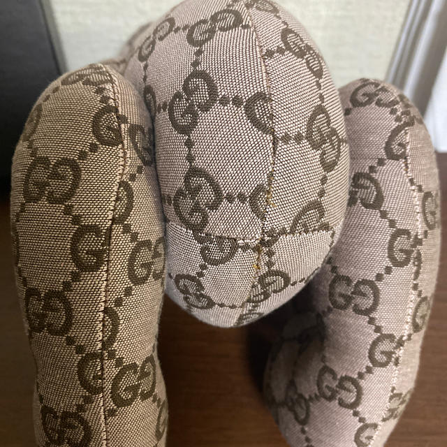 Gucci(グッチ)の【希少】GUCCI  bear ぬいぐるみ　GGライン キッズ/ベビー/マタニティのおもちゃ(ぬいぐるみ/人形)の商品写真