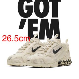 ステューシー(STUSSY)のstussy nike zoom spiridon 26.5cm(スニーカー)