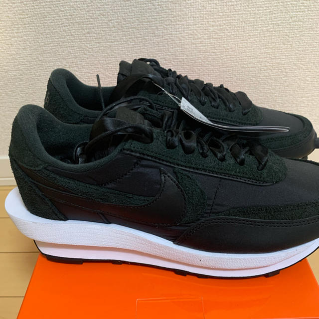 SACAI × NIKE LDWAFFLE BLACK NYLON