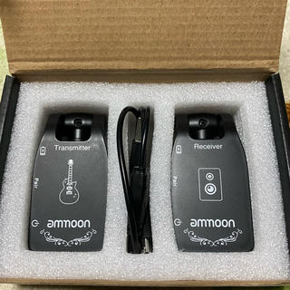 ammoon ギター ワイヤレス レシーバ 充電式 6chギター ベース(その他)