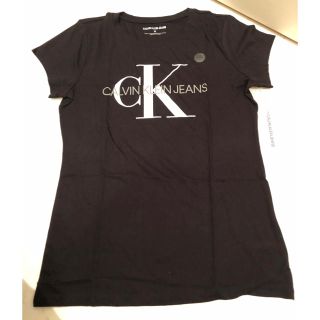 カルバンクライン(Calvin Klein)の大幅値下げ！　カルバンクライン  Tシャツ　ブラック　Mサイズ(Tシャツ(半袖/袖なし))