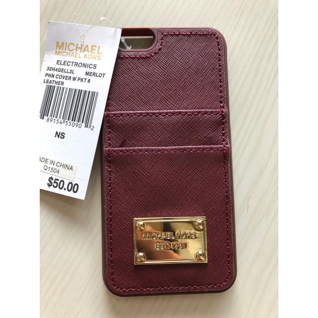 Michael Kors(マイケルコース)のマイケルコース 携帯ケース スマホ/家電/カメラのスマホアクセサリー(iPhoneケース)の商品写真