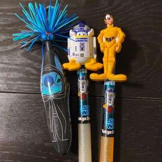 ディズニー(Disney)の【Disney】【StarWars】パーク購入ペンセット(キャラクターグッズ)