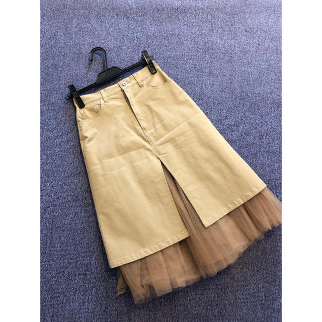TODAYFUL(トゥデイフル)のチュールレイヤードスカート レディースのスカート(ひざ丈スカート)の商品写真