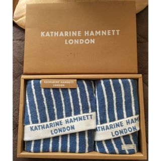 キャサリンハムネット(KATHARINE HAMNETT)のまみ様専用　キャサリンハムレットロンドン　フェイスタオル　ウォッシュタオル(タオル/バス用品)