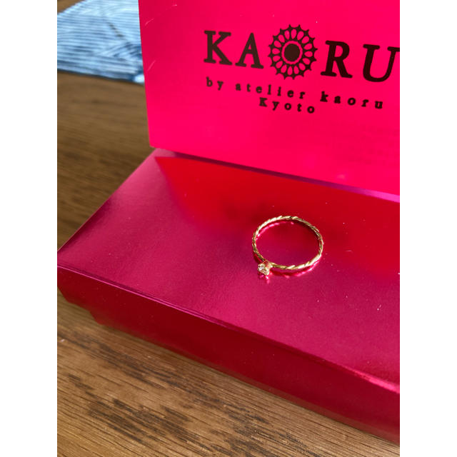 KAORU(カオル)の美品⭐︎KAORU⭐︎ダイヤモンド K18 リング 指輪 定価61000tax レディースのアクセサリー(リング(指輪))の商品写真