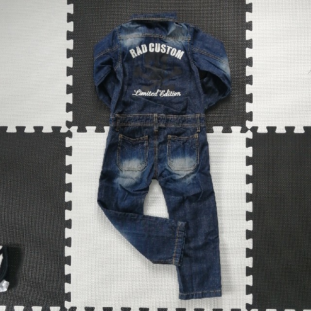 RAD CUSTOM(ラッドカスタム)のラッドカスタム★つなぎ★オールインワン★110 キッズ/ベビー/マタニティのキッズ服男の子用(90cm~)(パンツ/スパッツ)の商品写真