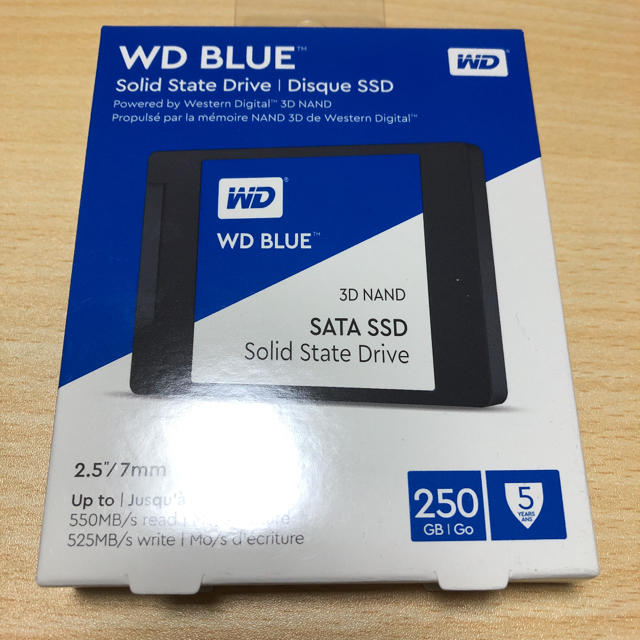 新品未開封　WD SATA SSD 250GB