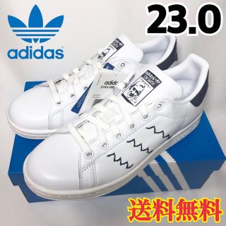 アディダス(adidas)の★新品★希少 アディダス スタンスミス ジグザグ ホワイト ブルー 23.０(スニーカー)