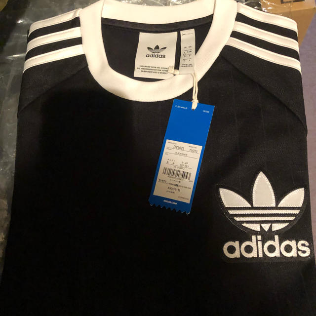 adidas(アディダス)の★新品★アディダス ベースボールTシャツ ブラック/XS メンズのトップス(Tシャツ/カットソー(半袖/袖なし))の商品写真