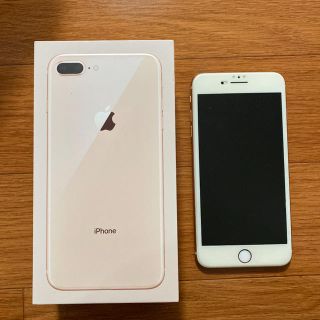 アップル(Apple)のiPhone 8Plus Gold 256GB docomo SIMロック解除済(スマートフォン本体)