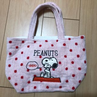 スヌーピー(SNOOPY)のミニ手提げバッグ　スヌーピー(ハンドバッグ)