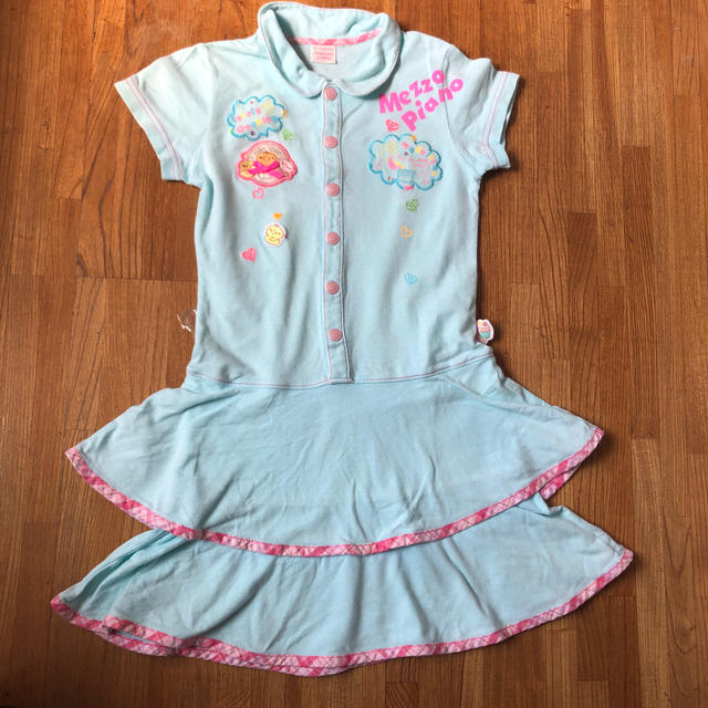 mezzo piano(メゾピアノ)のmezzo  pianoワンピース キッズ/ベビー/マタニティのキッズ服女の子用(90cm~)(ワンピース)の商品写真