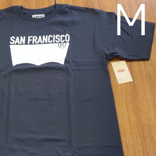 リーバイス(Levi's)の新品 M BK リーバイス サンフランシスコ バットウィング Ｔシャツ ブラック(Tシャツ/カットソー(半袖/袖なし))