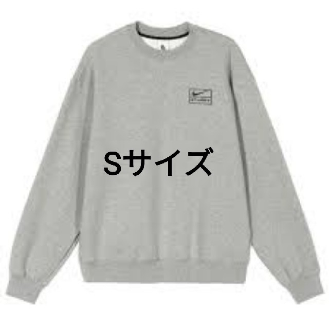 STUSSY(ステューシー)のナイキ　ステューシー　フリース　クルー　Sサイズ メンズのトップス(スウェット)の商品写真