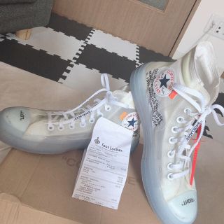 オフホワイト(OFF-WHITE)のoff-white×converseコラボスニーカー(スニーカー)