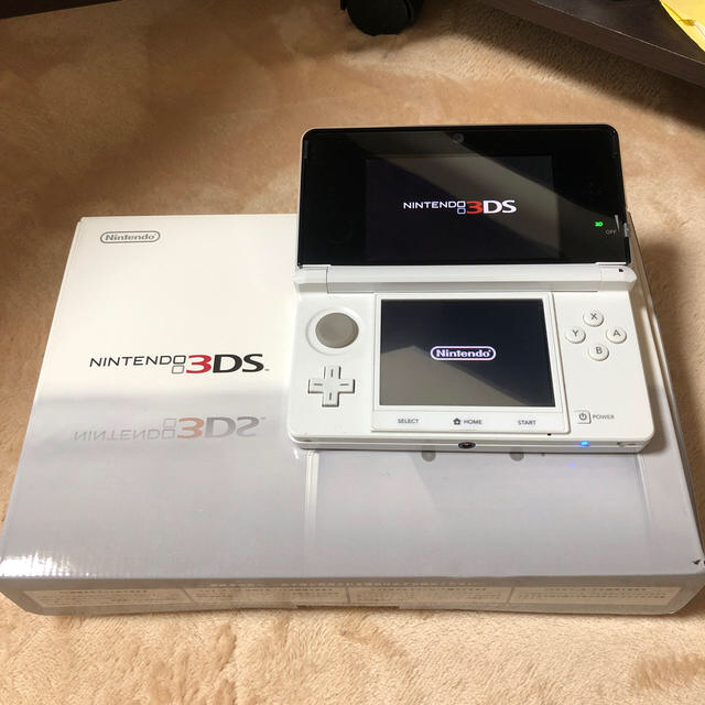 ニンテンドー3ds Nintendo 3ds 本体 アイスホワイト 中古品の通販 By もへもへしょっぷ ニンテンドー3dsならラクマ