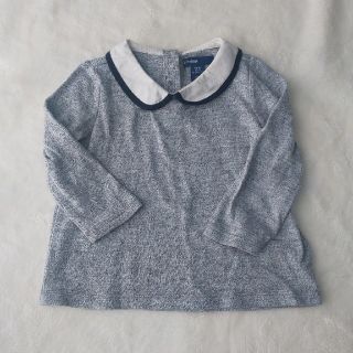 ベビーギャップ(babyGAP)のbabygap丸襟トップス80(シャツ/カットソー)