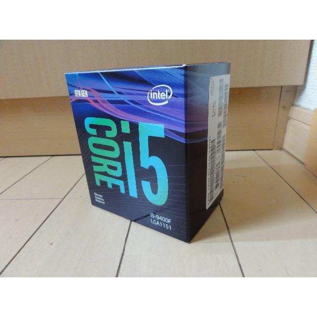 【新品未開封】インテル Intel Core-i5 9400F BOX スマホ/家電/カメラのPC/タブレット(PCパーツ)の商品写真