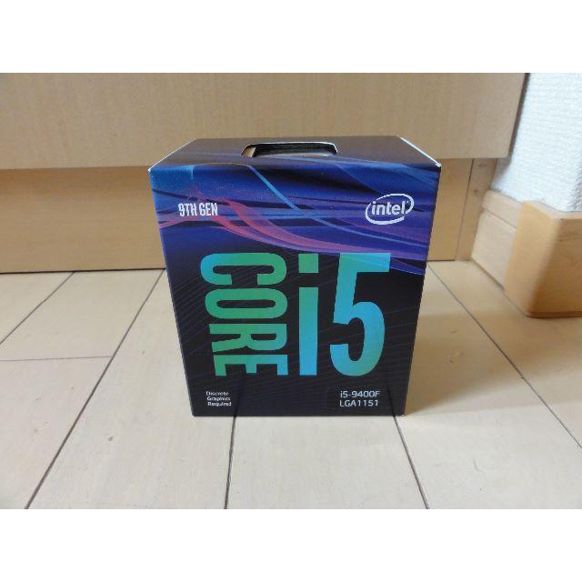 【新品未開封】インテル Intel Core-i5 9400F BOX スマホ/家電/カメラのPC/タブレット(PCパーツ)の商品写真