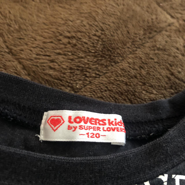 SUPER LOVERS(スーパーラヴァーズ)のlovers kids 120 Tシャツ キッズ/ベビー/マタニティのキッズ服女の子用(90cm~)(Tシャツ/カットソー)の商品写真