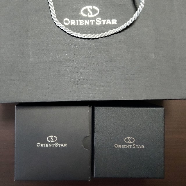 ORIENT(オリエント)のオリエント MOON PHASE ネイビー メカニカルムーンフェイズ メンズの時計(腕時計(アナログ))の商品写真