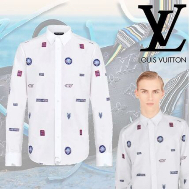 LOUIS VUITTON - 【正規店購入】LOUIS VUITTON　ルイヴィトン限定　メンズ　長袖シャツ