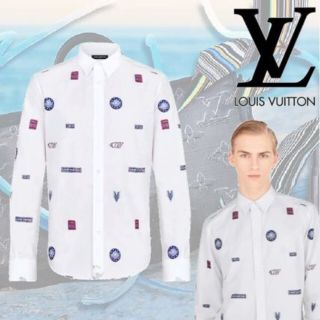 ルイヴィトン(LOUIS VUITTON)の【正規店購入】LOUIS VUITTON　ルイヴィトン限定　メンズ　長袖シャツ(シャツ)