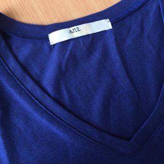 アズールバイマウジー(AZUL by moussy)のVネックインナー／AZUL basic(Tシャツ(長袖/七分))