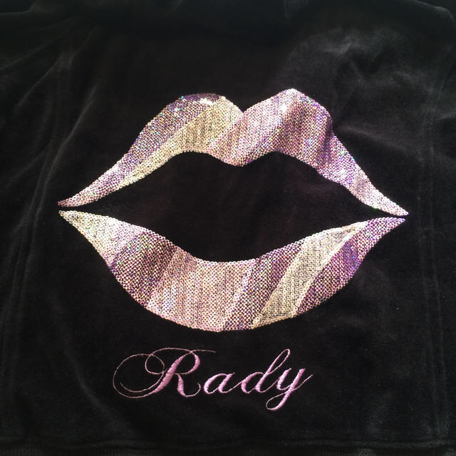 Rady(レディー)のRady♡リップ柄セットアップの上のみ レディースのトップス(トレーナー/スウェット)の商品写真