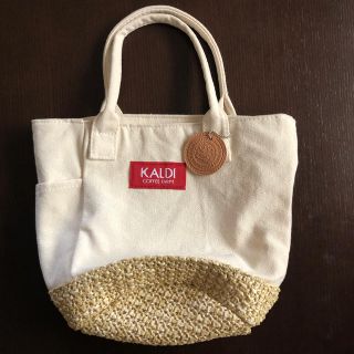 カルディ(KALDI)のKALDI春のコーヒーバッグ(バックのみ)(トートバッグ)