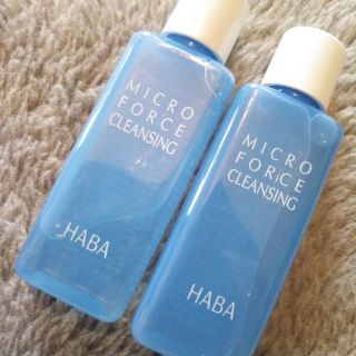 ハーバー(HABA)のHABA ミクロフォース クレンジング20ml２本セット(クレンジング/メイク落とし)