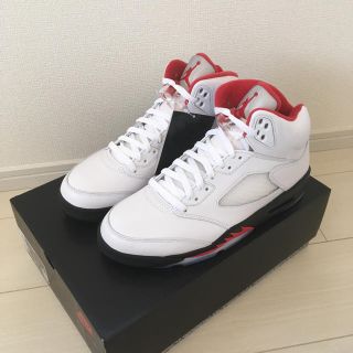 ナイキ(NIKE)の26.5 NIKE AIR JORDAN 5 OG FIRE RED ジョーダン(スニーカー)