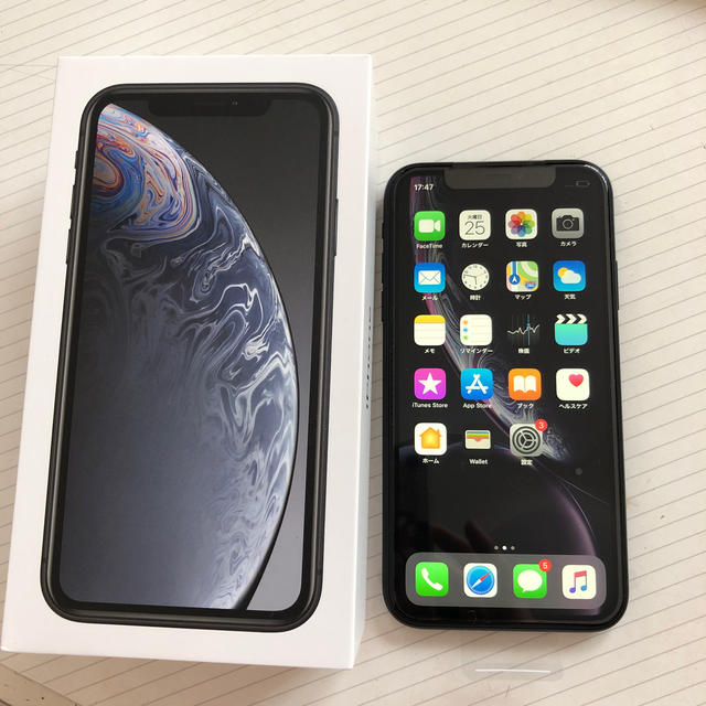 iPhone XR Black 64GB SIMフリー　ブラック