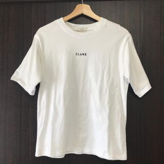 ステュディオス(STUDIOUS)のCLANE   ロゴ　白Tシャツ　クラネ (Tシャツ(半袖/袖なし))