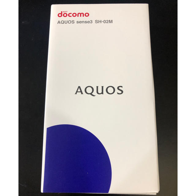 ★新品未開封★docomo AQUOS sense3 SH-02M White