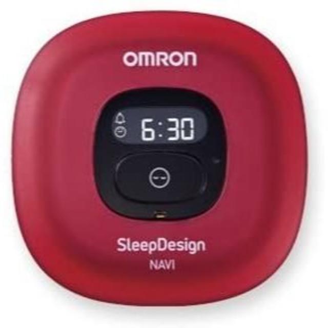 OMRON(オムロン)のオムロン・OMRON HSL-004T-R 睡眠計 ねむり時間計 レッド スマホ/家電/カメラの美容/健康(その他)の商品写真