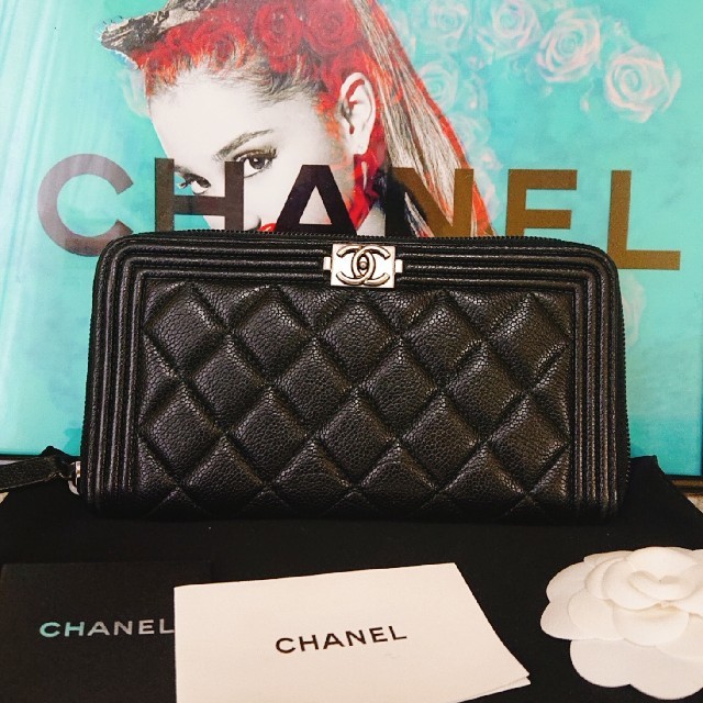 CHANEL(シャネル)のCHANELシャネル【正規品】❇️極美品❇️ボーイシャネル ラウンド 長財布 メンズのファッション小物(長財布)の商品写真