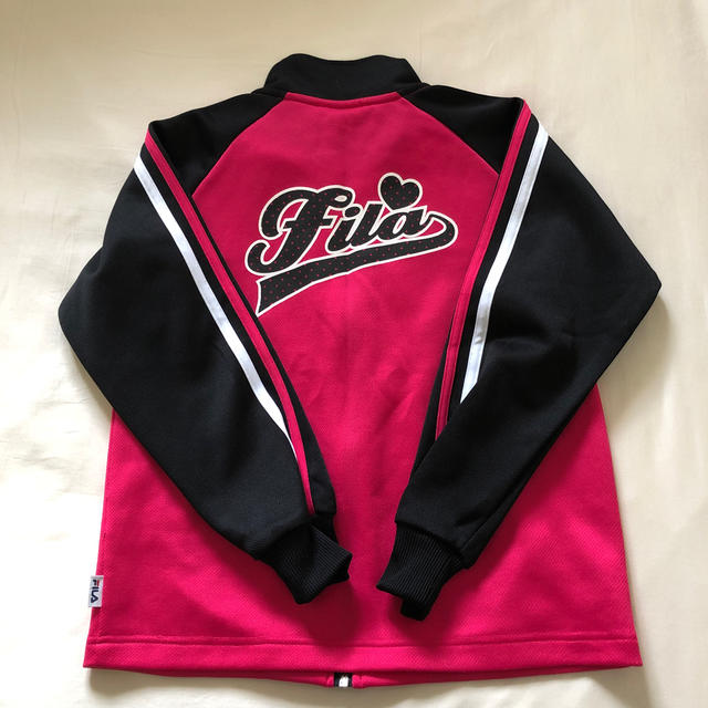 FILA(フィラ)のFila フィラ　ジャージ　上下セット　150 女の子　ピンク キッズ/ベビー/マタニティのキッズ服女の子用(90cm~)(その他)の商品写真